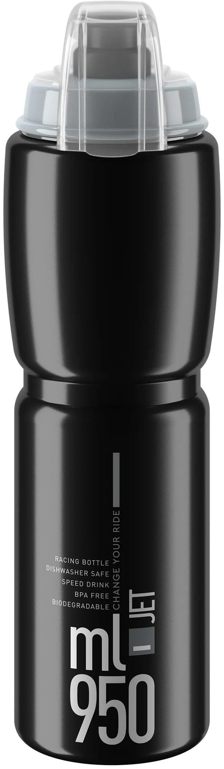 Flacon Elite avec bouchon de protection jet plus noir 950ml