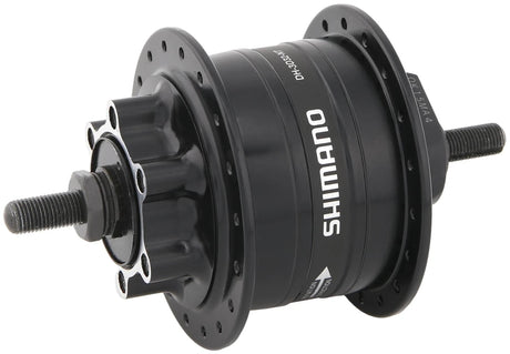 Shimano moyeu dynamo dh-3d32 cale.hub dyn.dh3d32 36h sol.essieu 6v 3w bl.e2