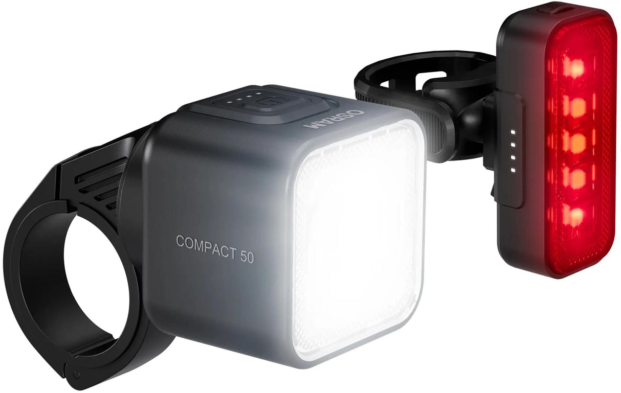 Osram jeu d'éclairage led vélo compact 50 phare rechargeable ledsbike compact 50
