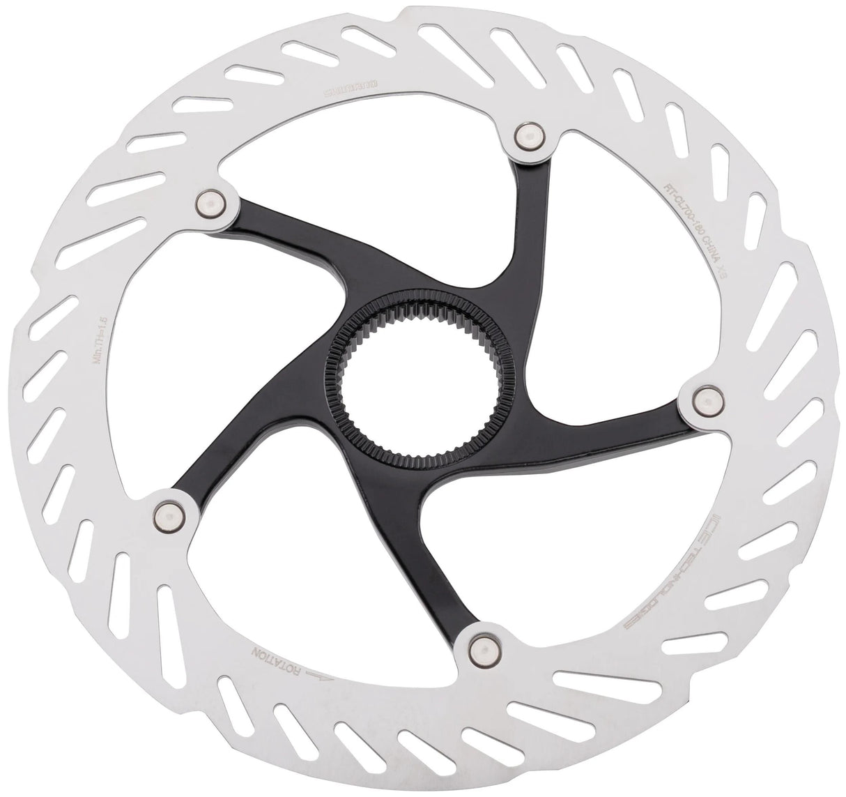 Disque de frein Shimano rt-cl700. cale.rotors de frein cl700 180mm cl int. rtcl700