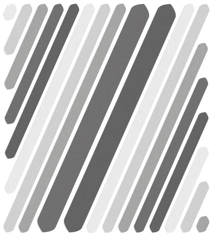 Autocollants réflexes réfléchissants berlin formes refl.sticker refl.berlin universel gris