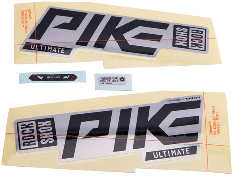 Ensemble de décoration Rockshox, ensemble de décalcomanies RS Pike ult. f.argent