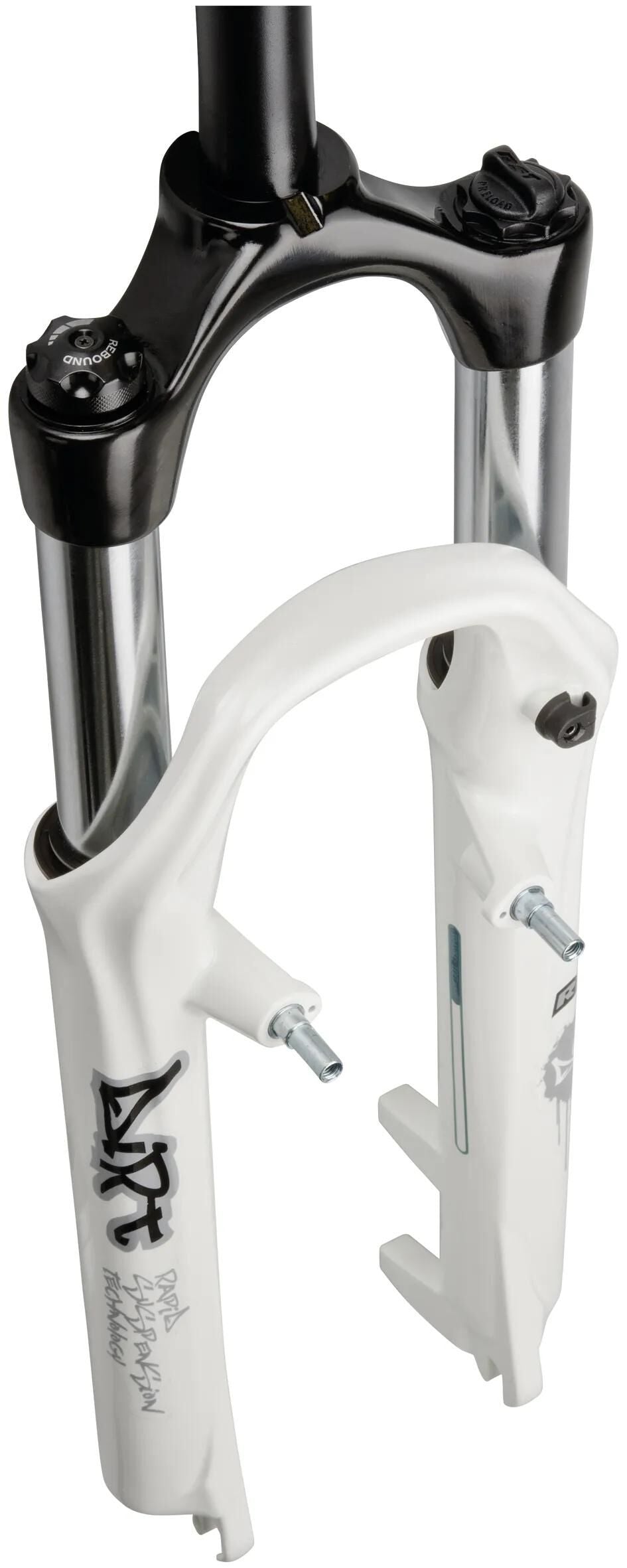 Fourche à suspension Rst dirt ra 100 26 Fourche à suspension dirt ra 100 26 blanc