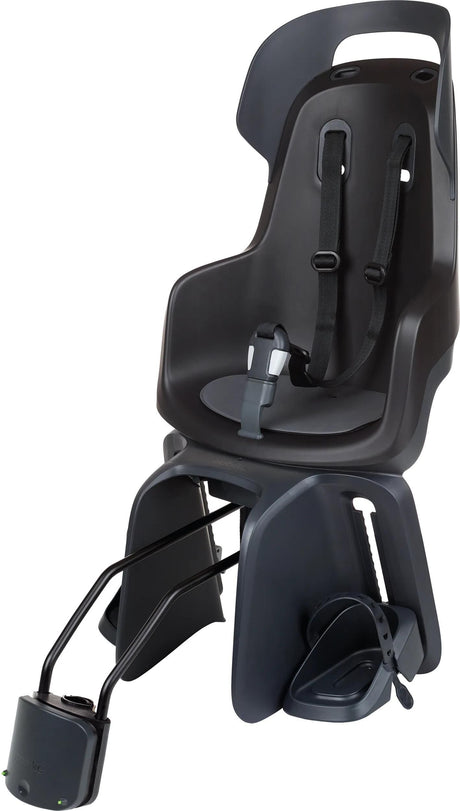 Siège enfant Bobike derrière go maxi rs avec fixation sur cadre (ff) et position couchage - noir urbain