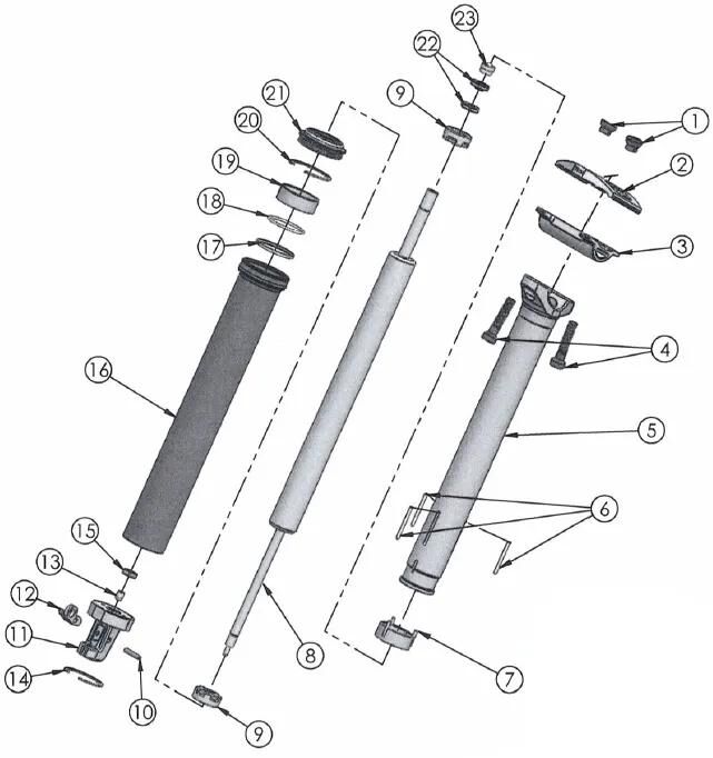Contec kit d'entretien nara dropair dlx kit un kit d'entretien ct nara dropair dlx kit a 100mm