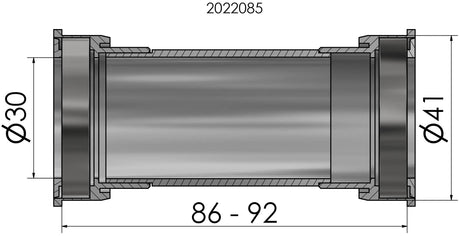 Elvedes boîtier de pédalier cupset pressfit