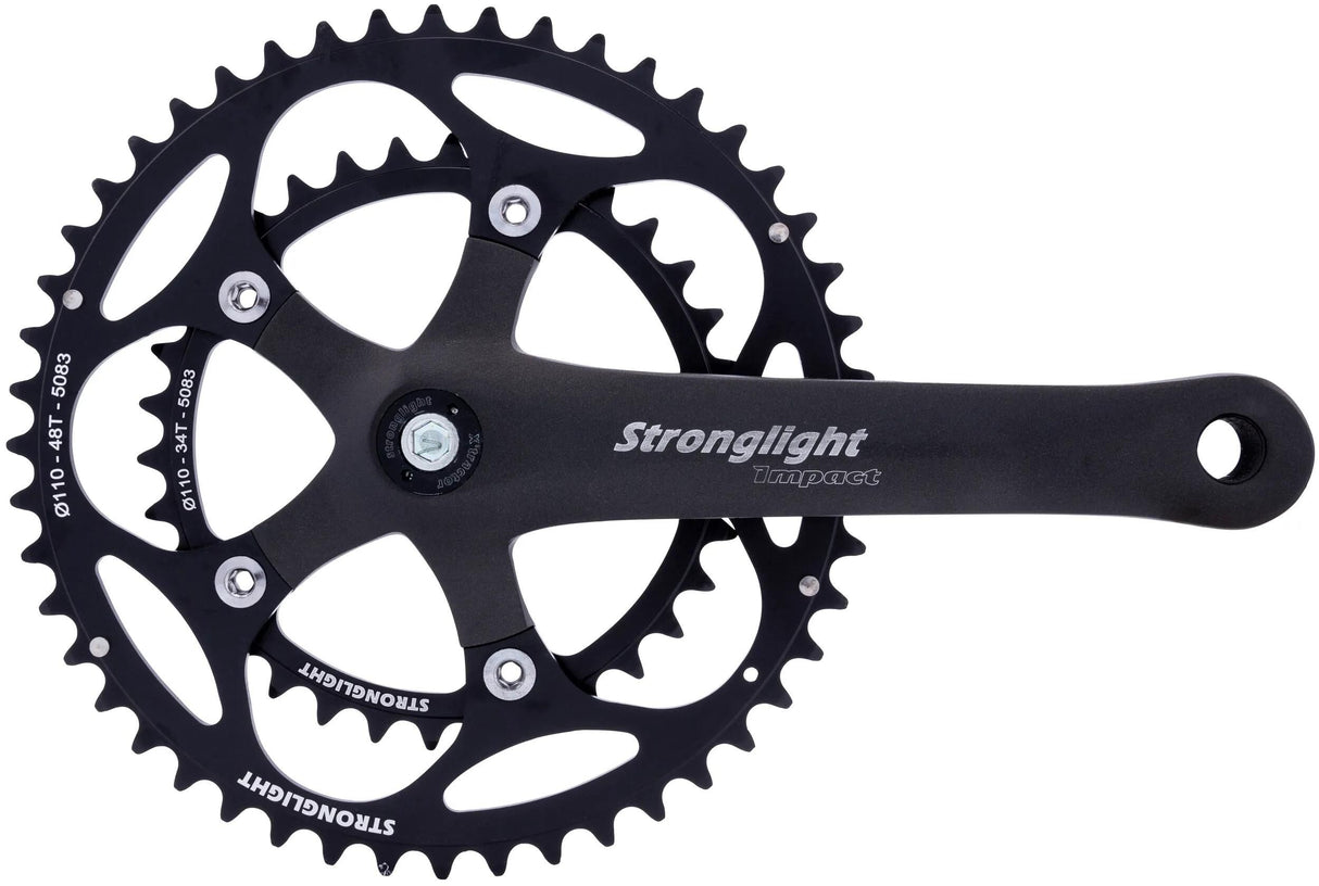 Pédalier Stronglight impact compact pédalier strongl.impact compact 34 48t 170mm
