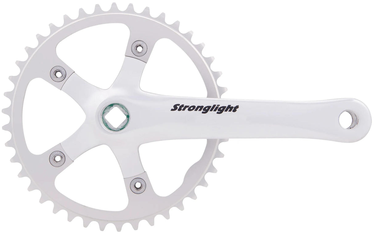 Pédalier Stronglight Impact pédalier strongl.impact argent anodisé