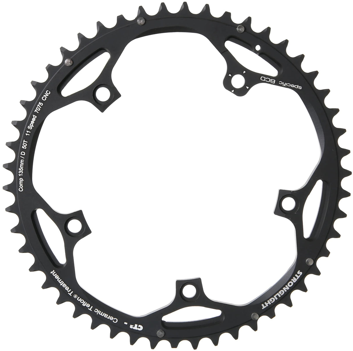Plateau Stronglight ct2 plateau strongl.ct2 50t noir