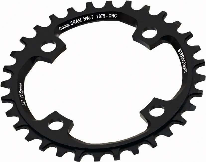Stronglight plateau plateau 36t bcd 104 alu noir