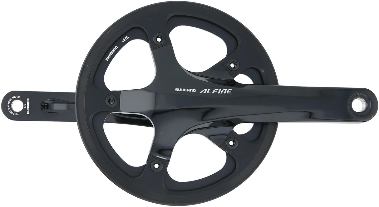 Pédalier Shimano alfine fc-s501 pédalier shim.alfi.fcs501 45t.170mm ht2 1sp bl.