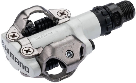 Pédale système Shimano pd-m 520 cale.pédales pdm520 spd beids. aluminium blanc