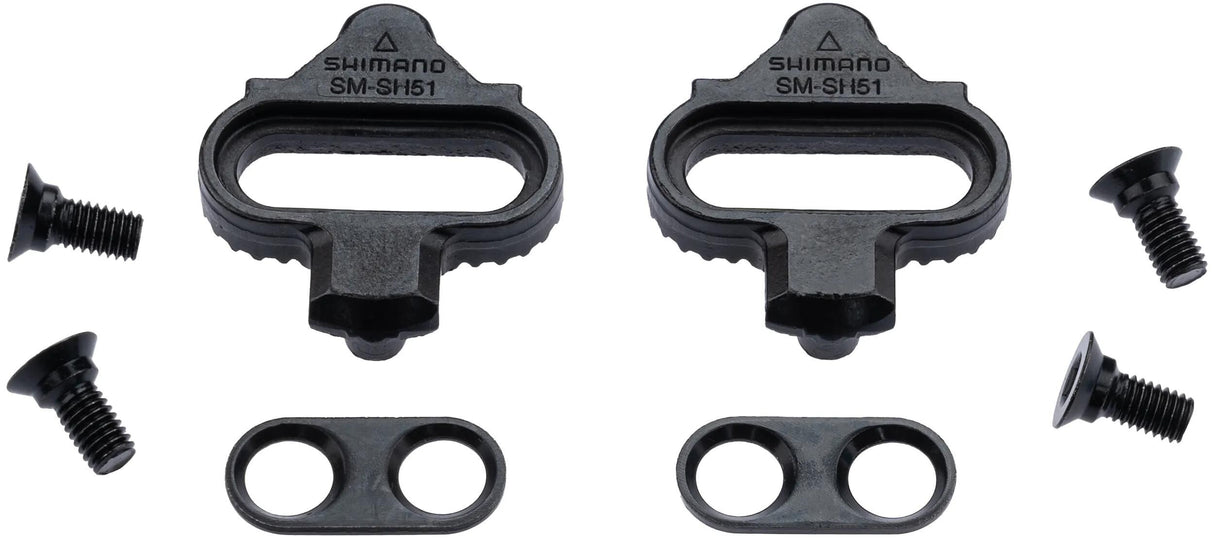 Pédale système Shimano pd-m 520 pd-mt 520 cale.pédales pdm520 spd beids. aluminium blanc