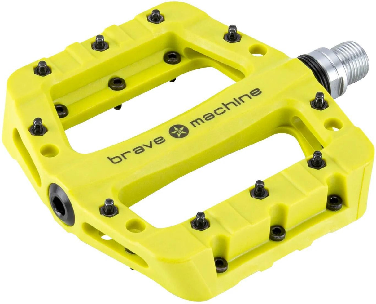 Pédale plate-forme Brave dirt light platf.pedal dirt light vert lime