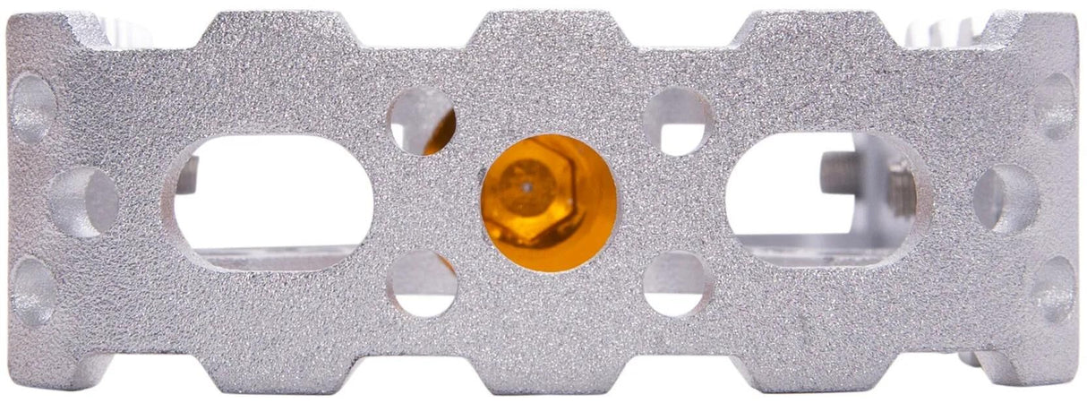 Mod de pédale de plate-forme courageuse. 19 pédale plate-forme argent