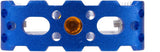 Mod de pédale de plate-forme courageuse. 19 pédale plate-forme bleue