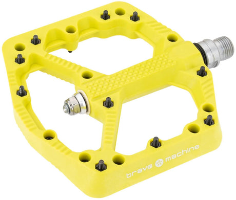 Pédale plate-forme Brave freeride 1 pédale plate freeride 1 vert lime