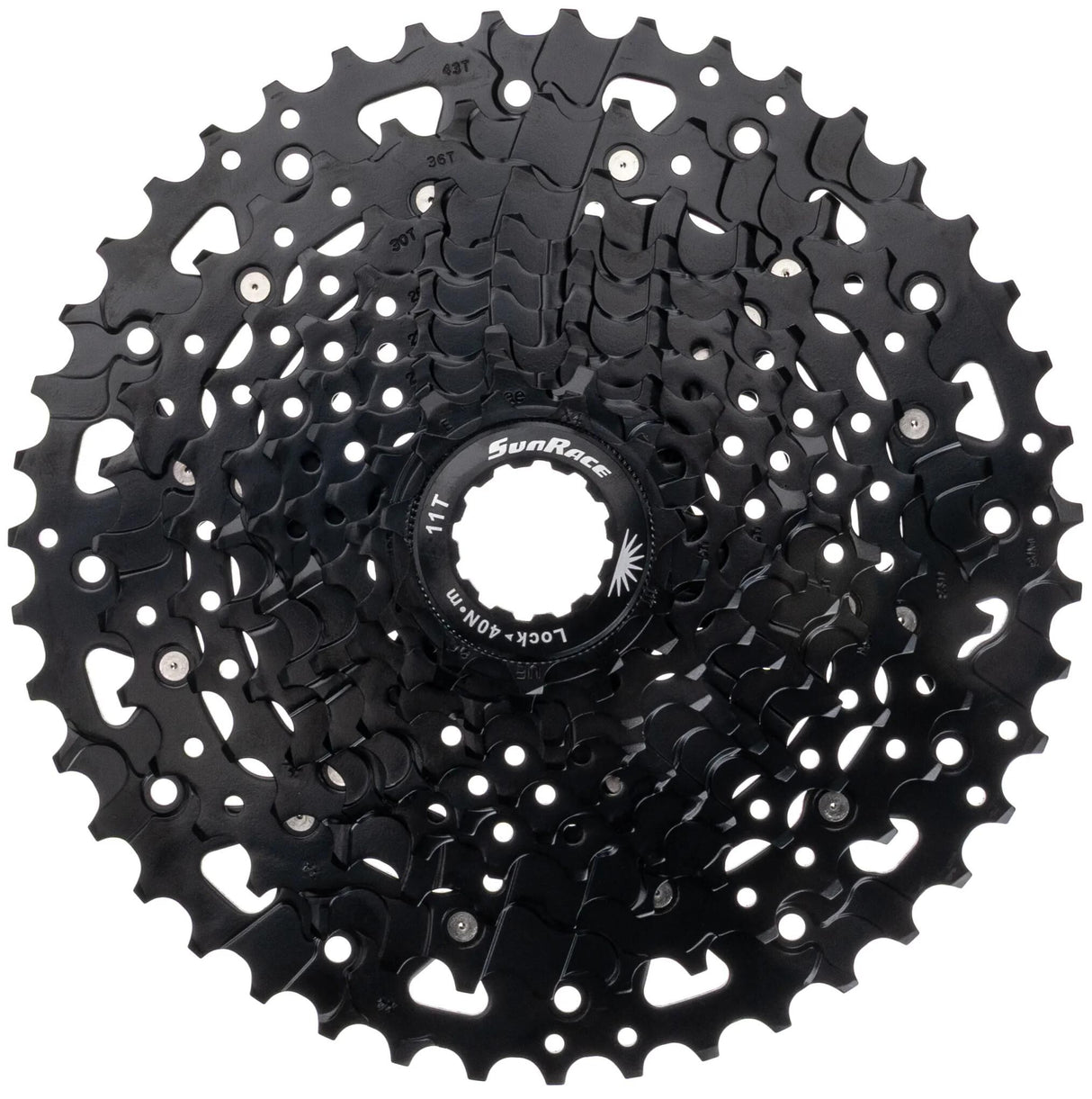 Cassette sunrace supérieure csus400 ta3 10v 11-43t noir