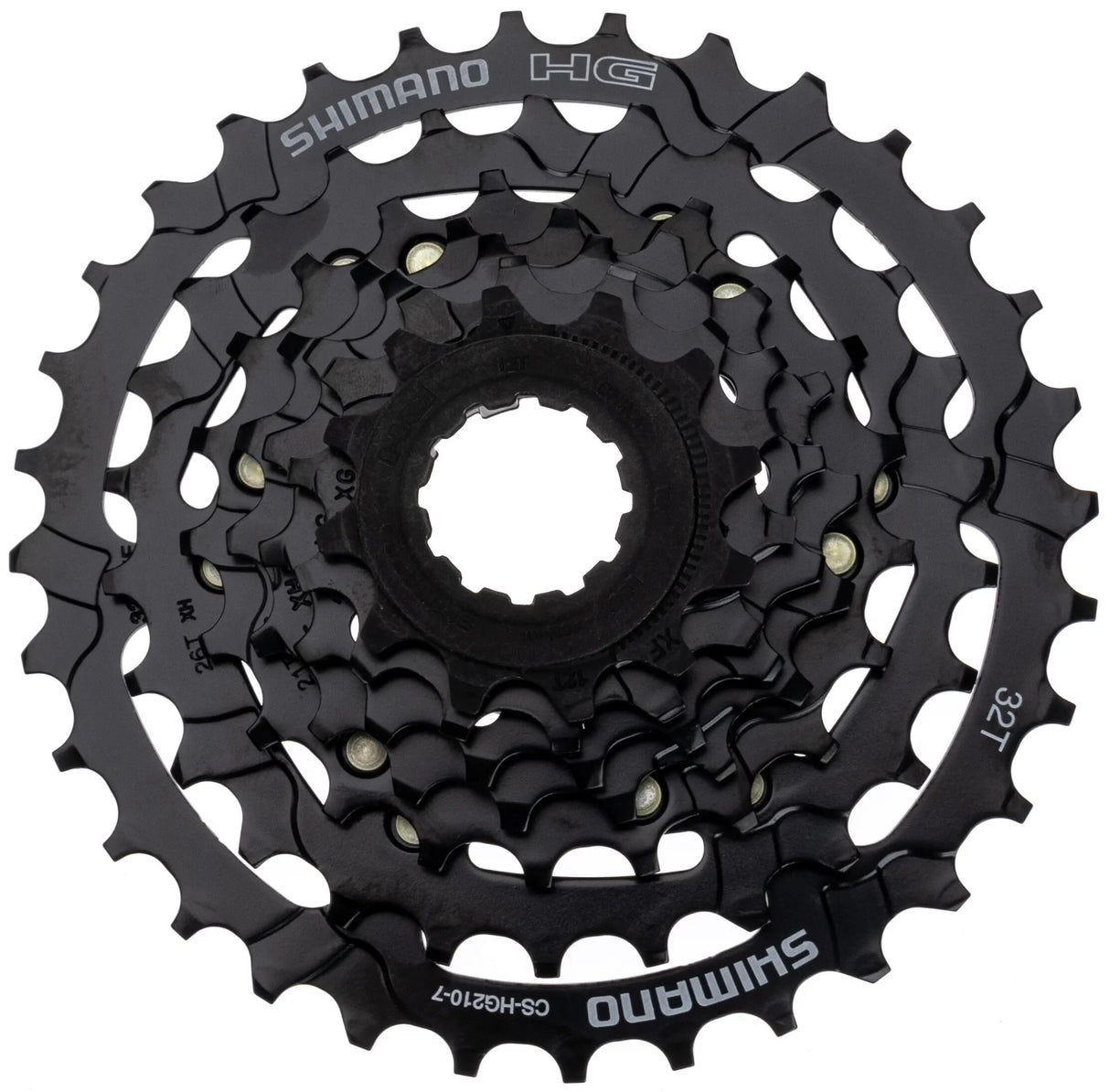 Cassette de pignon Shimano cs-hg 210 cale.cassette hg210 7f 12-32z