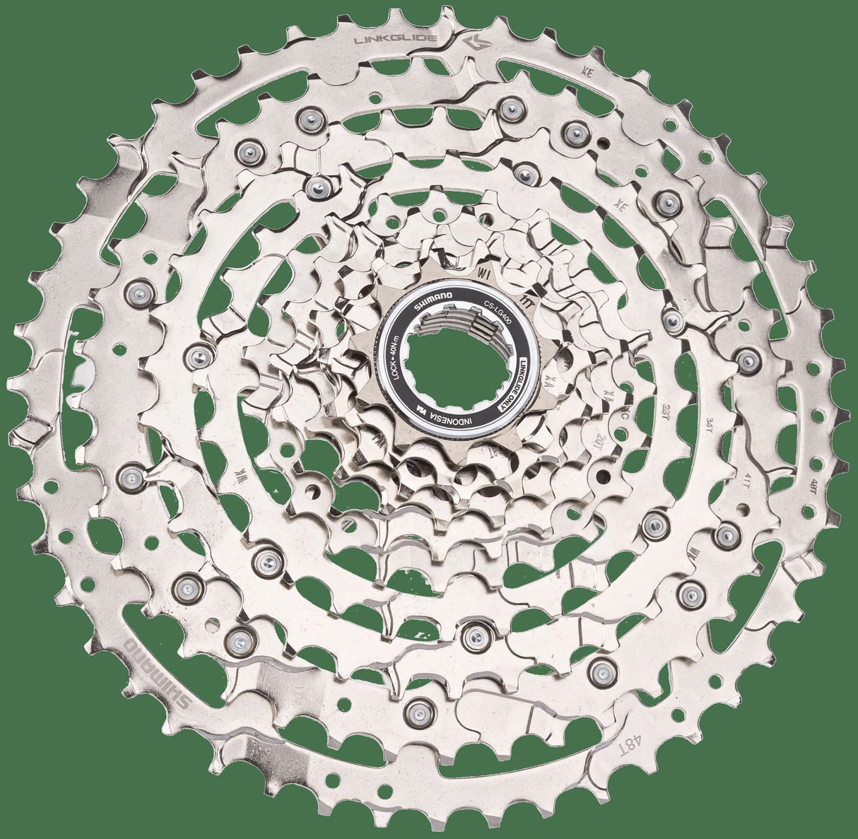 Shimano cassette cs-lg400-10 cale.cassette lg400 10f 11-48z si