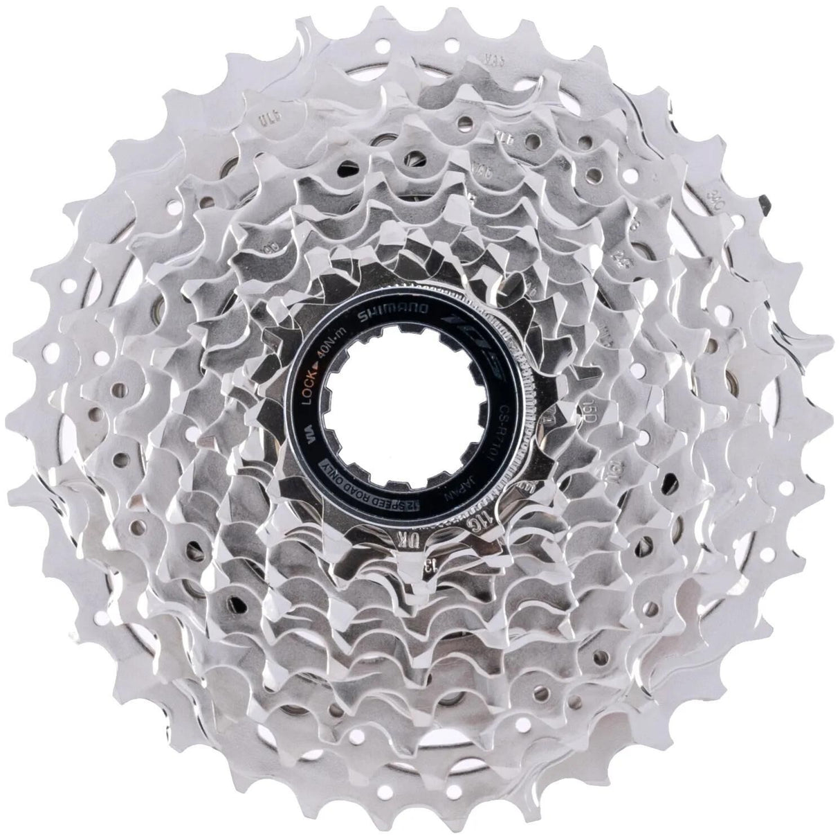Cassette Shimano 105 cs-r7101 cs-hg710, cale de pignon cas.105 cs-r7100 11-34t di2+mech.
