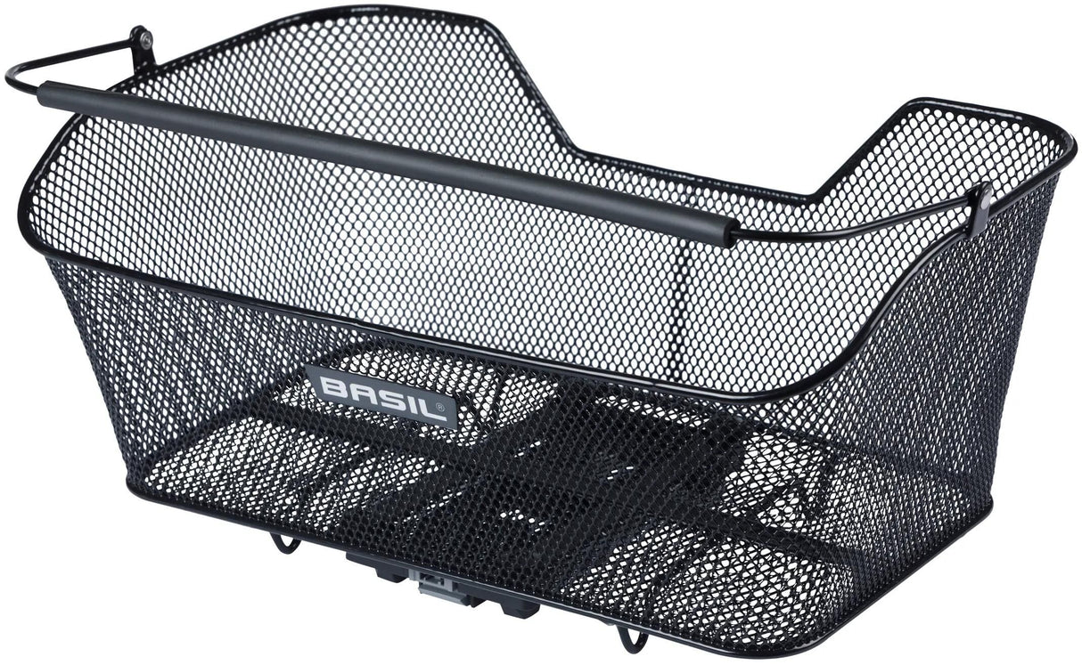 Basil panier à vélo base xl panier arrière mik 44 x 23 x 17 cm - noir