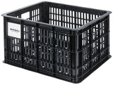 Caisse à vélo recyclée Basil m 29,5 litres mik 33 x 44 x 27 cm - noir