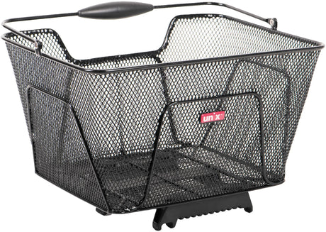Panier de vélo Unix, à l'arrière panier arrière reano acier reano, noir