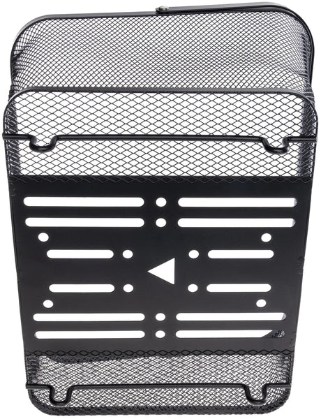 Contec panier à vélo, arrière vero multi ct hr-basket vero multi acier 40x30x18 14 cm noir