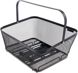 Contec panier de vélo, à l'arrière du vero mik 2.0 ct hr-basket vero mik 2.0 acier 40x30x18 14 cm noir