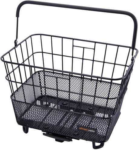 Atranvelo panier à vélo, avant apporter m avs fr.basket apporter m avs noir