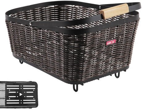 Panier de vélo Unix, à l'arrière panier arrière baldo système universel baldo marron