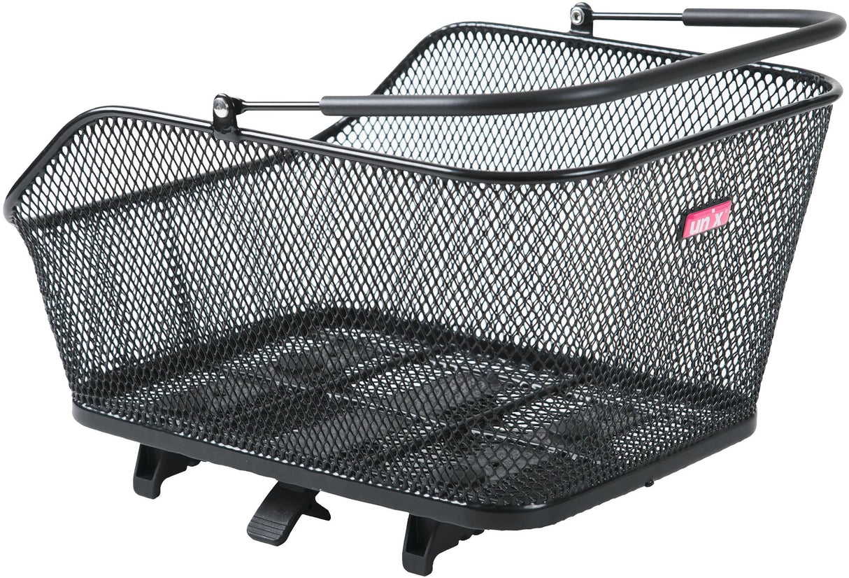 Panier de vélo Unix, à l'arrière panier arrière en tissu avec topklip