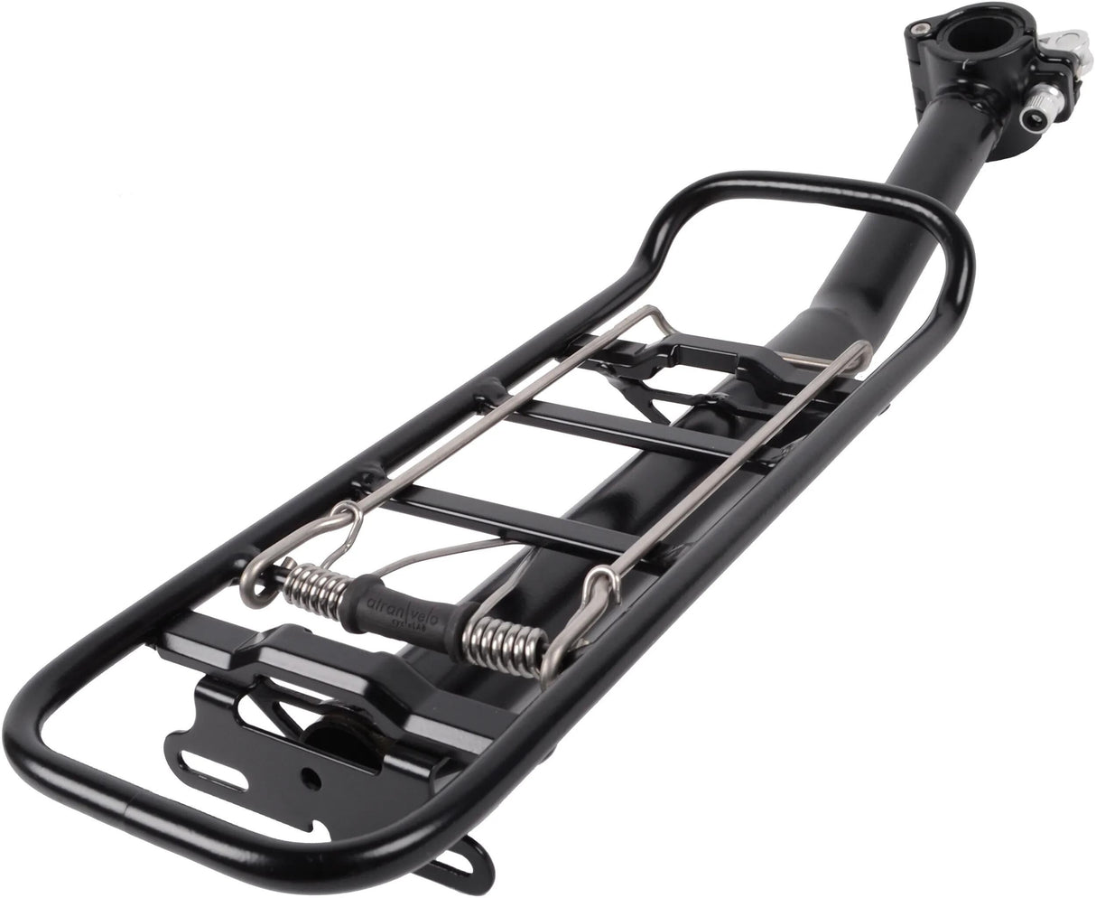 Atranvelo porte-bagages tour 365 tige de selle avs porte-bagages arrière at.velo tour 365 tige de selle avs alu