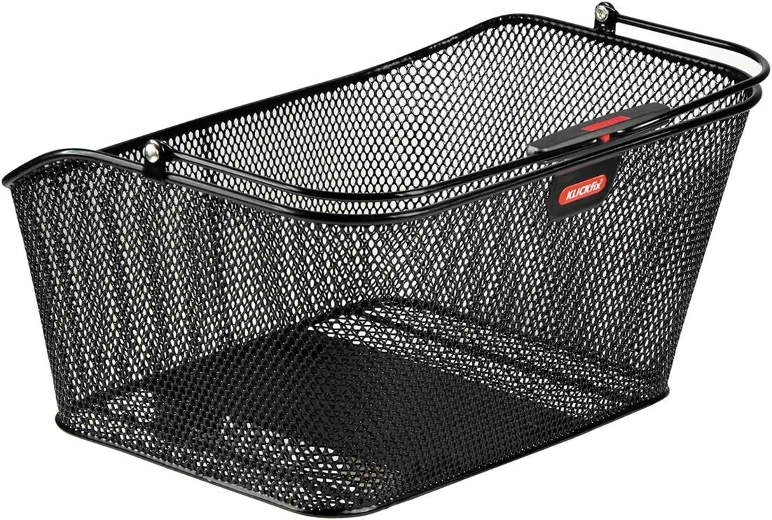 Panier de vélo Rixen Kaul, à l'arrière du panier arrière City R K City noir