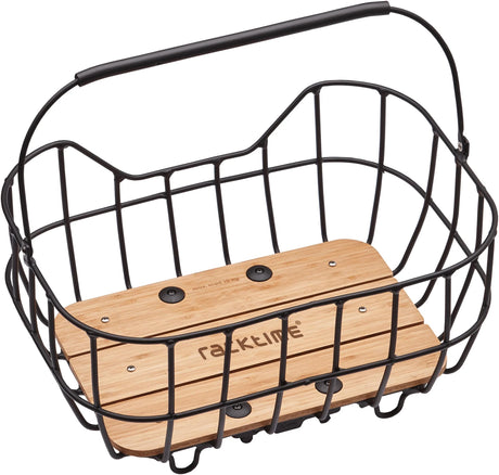 Panier à vélo Racktime, panier arrière bask-it Breeze Bask-it Breeze alu bambou