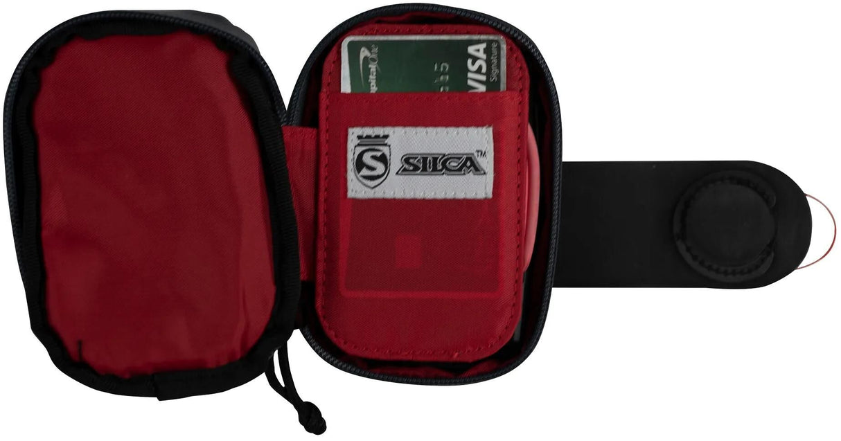 Sacoche de selle Silca mate sacoche de selle noir mat rouge