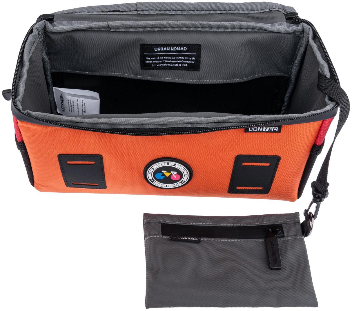 Sacoche de guidon Contec urban nomad front 4.2. sacoche de guidon ct urban nomad front 4.2 orange
