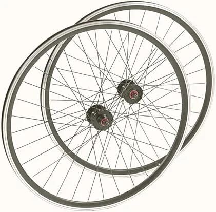 Jeu de roues Point fixe et libre 28 noir noir