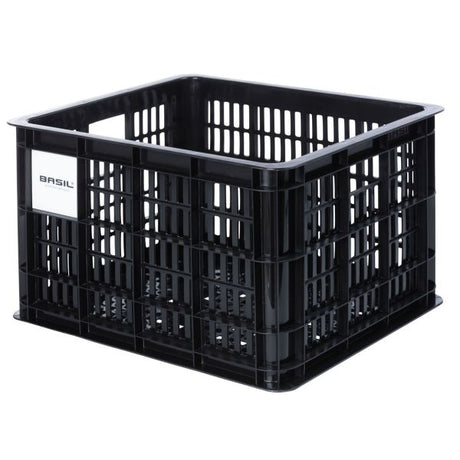 Caisse à vélo Basil M - moyenne - 29,5 litres - noire