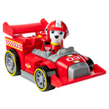 Paw Patrol prêt à secourir la course avec un véhicule