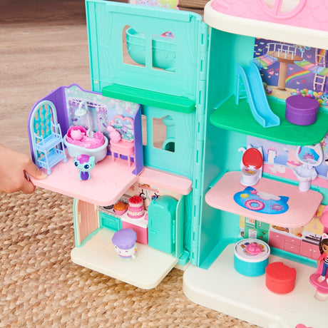La maison de poupée de Gabby Les mercats de la maison de poupée de Gabby #039;s préparent et dorlotent la salle de bain