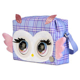 Sac à main animaux huée couture hibou + son