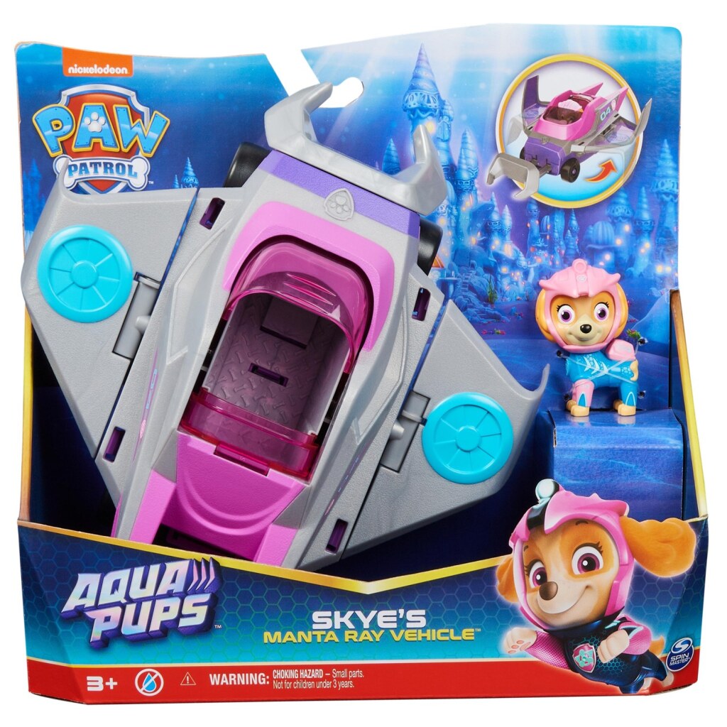 Véhicule Paw Patrol Aqua Pups Skyes Manta Ray