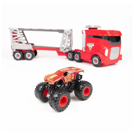 Transporteur de confiture monstre + camion monstre
