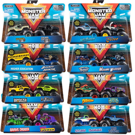 Monster High Monster Jam Die Cast Trucks 1:64 2 pièces assorties