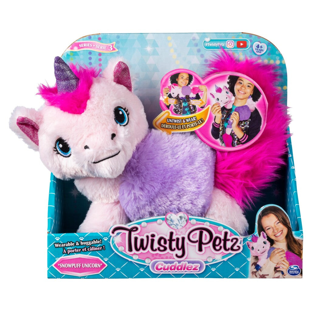 Spin Master Spin Twisty Petz Unicorn Cuddly Cuddlez