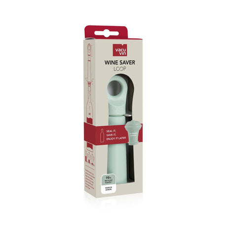 Vacuvin vacu vin économiseur de vin boucle + bouchon jade