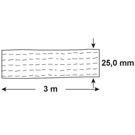 Sangle de tension Connex - sangle de tension 3m x 25mm pes 250kg - b34426