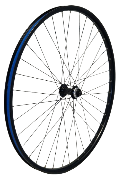 Kgz voorwiel 28 inch (622) spaken zwart velg zwart centerlock uitval